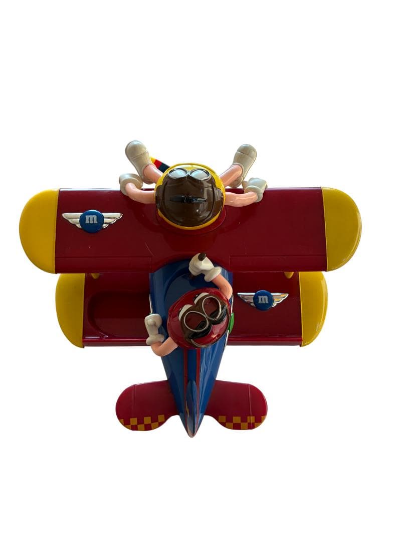 【希少】m&m's エムアンドエムズ 飛行機型 ディスペンサー ヴィンテージ