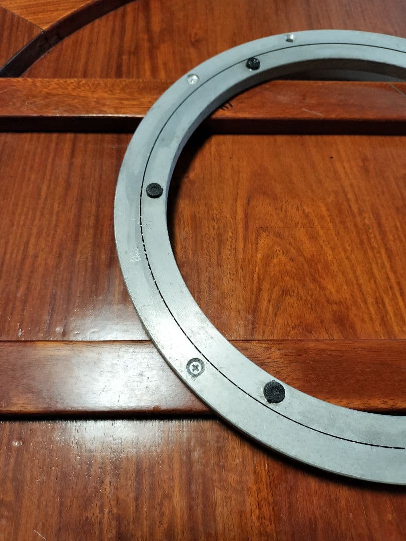 花梨無垢 円形回転卓ターンテーブル花台中華テーブルアンテーク