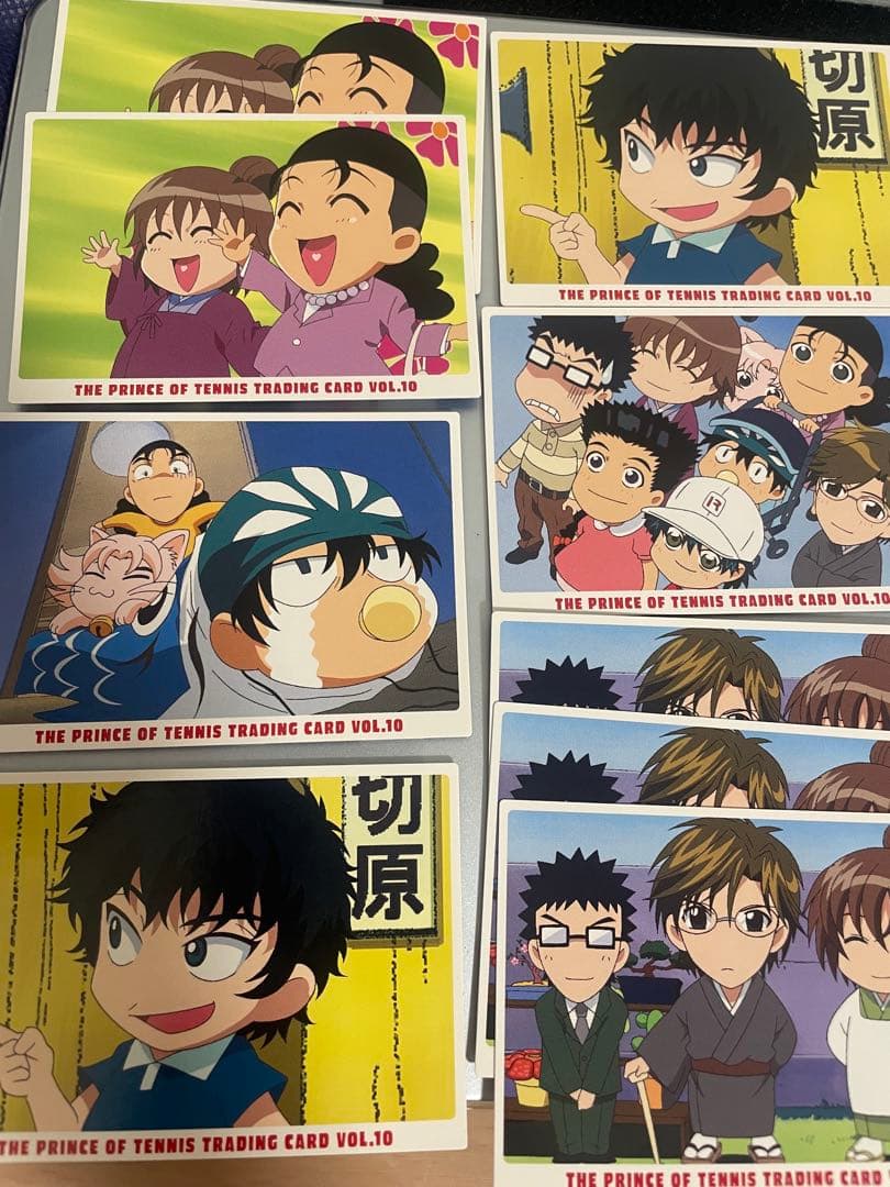 テニスの王子様ちびキャラバレンタイン＆トレカ手塚、越前、不二他