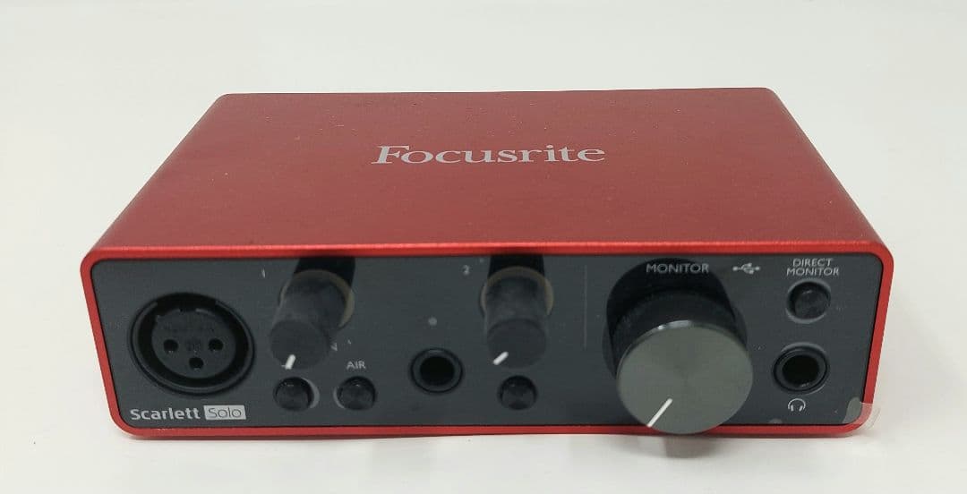 FOCUSRITE Scarlett Solo gen. 3 インターフェイス