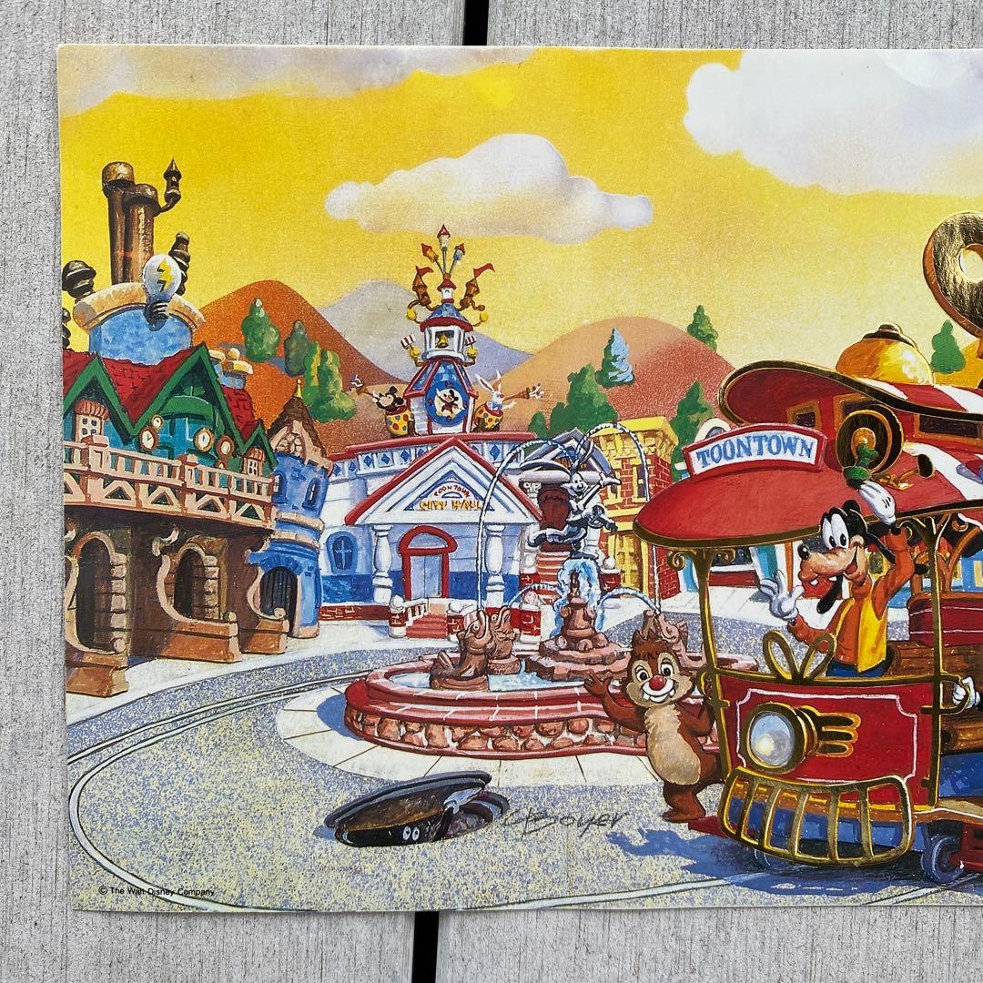 （非売品）東京ディズニーランド　トゥーンタウンオープン記念品　2枚セット