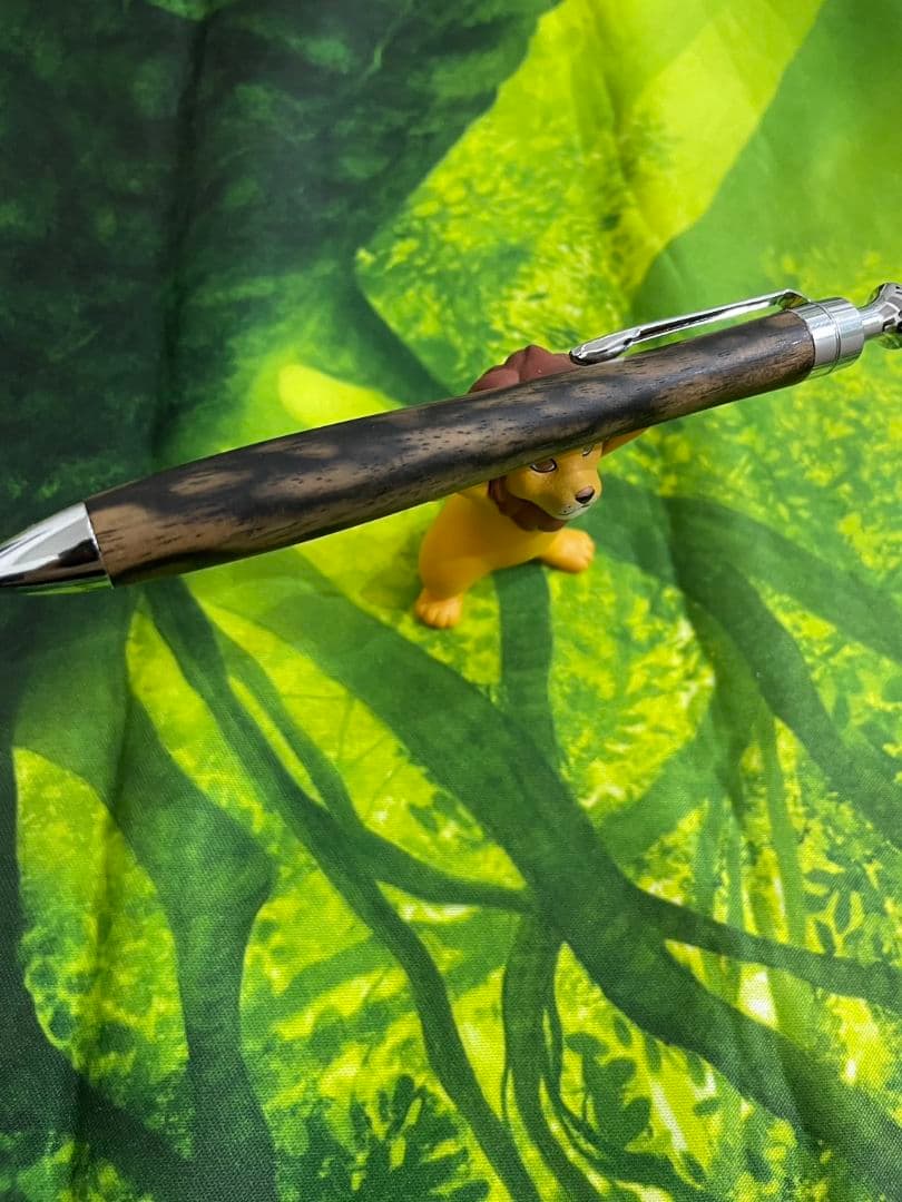 こぶた工房 黒柿孔雀杢 極上杢 シャープペンシル 0.5