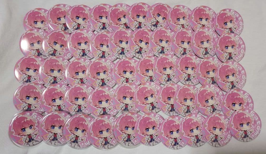 すとぷり　さとみ　缶バッチ　2021　newyear デフォ　にゅーいやー