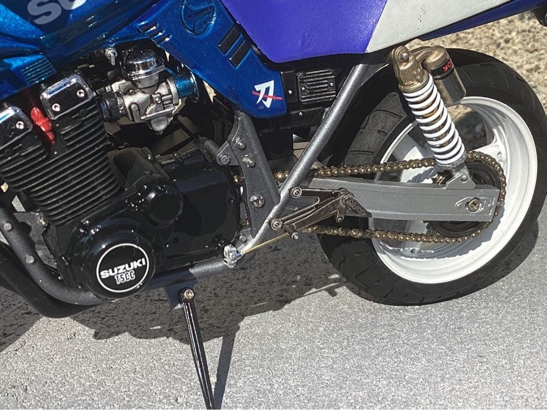 バイクプラモデル　族車　タミヤ1/12 スズキカタナ(ジャンク品)