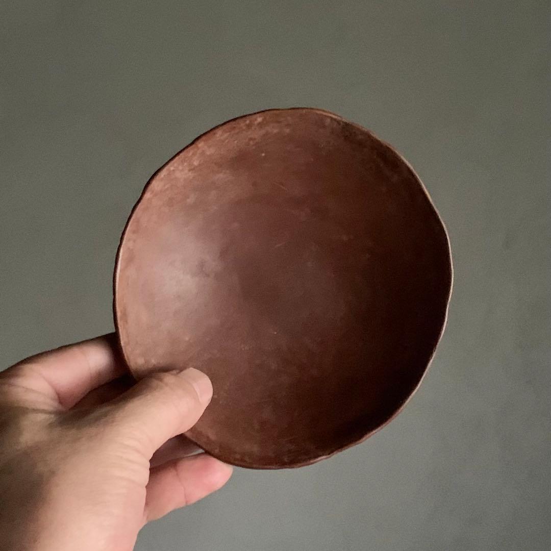 熊谷幸治 さんの 土器 No.2 平碗 現代美術 現代陶芸