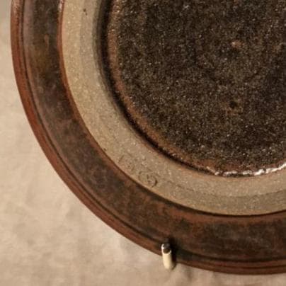 バーナードリーチ　花文　平皿 　民藝