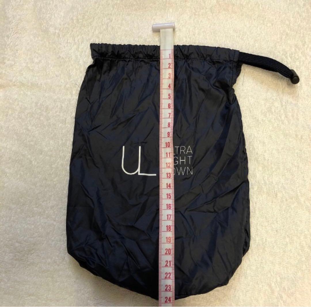 UNIQLOユニクロウルトラライトダウンジャケットサイズ収納袋