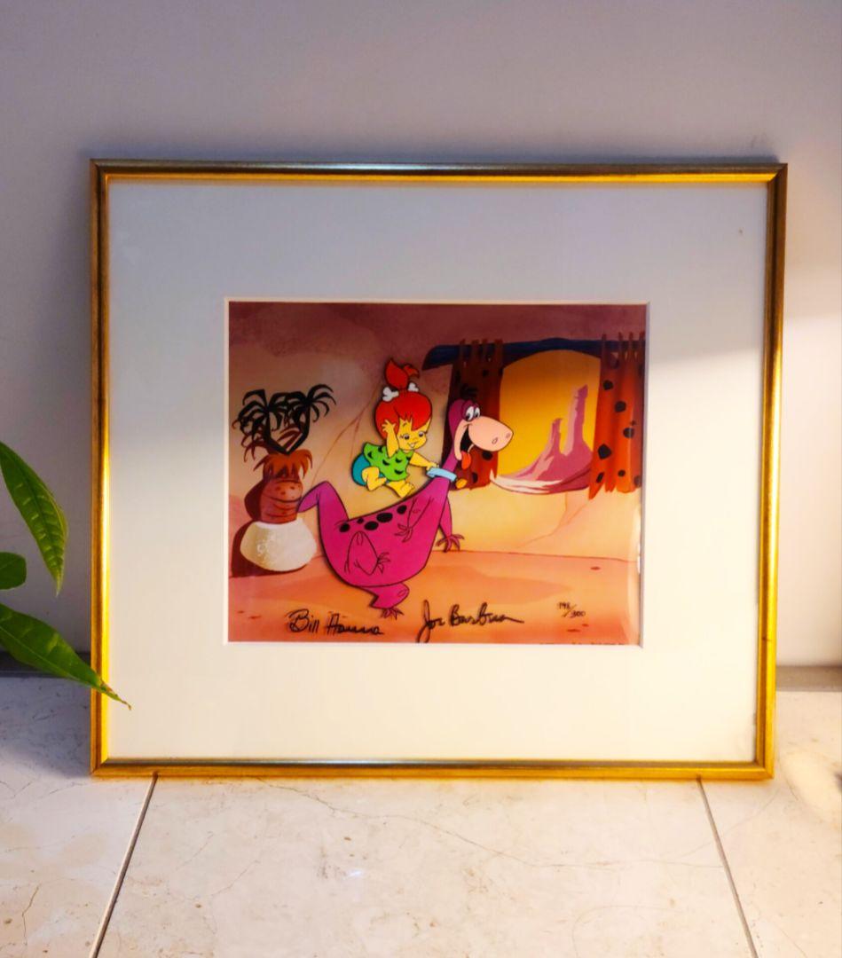 超希少限定300枚フリントストーン セル小石 ハンナバルベラ サイン入り