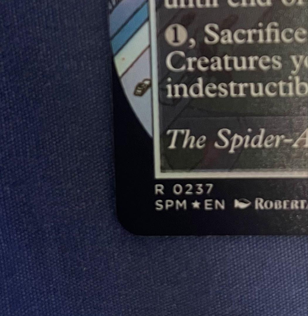 超希少:MTG スペクタキュラー・スパイダーマン　テクスチャーfoil