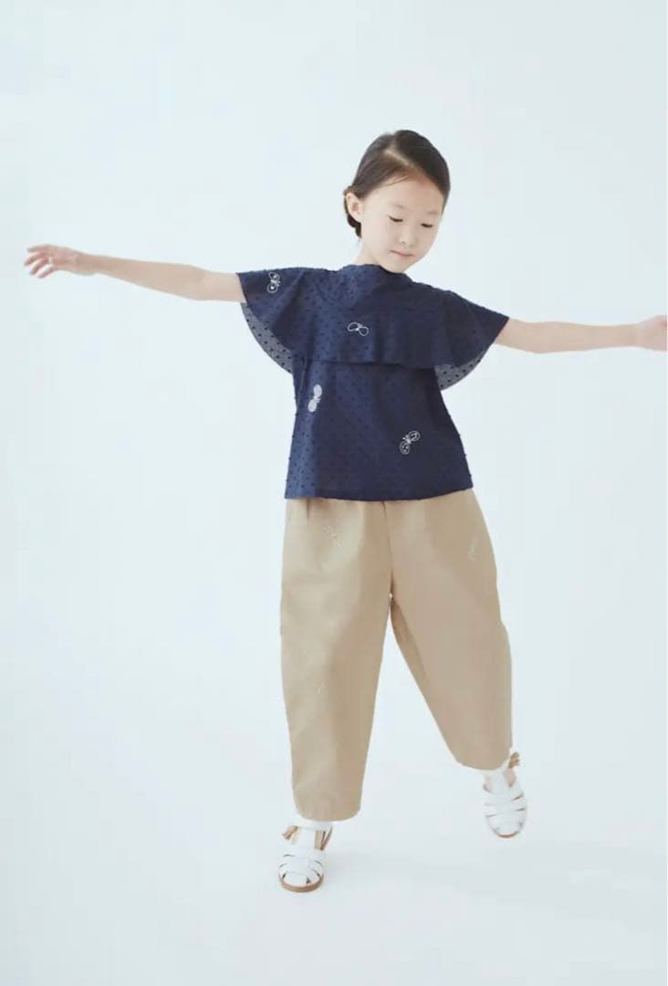 【未使用】ミナペルホネン キッズ choucho パンツ　120