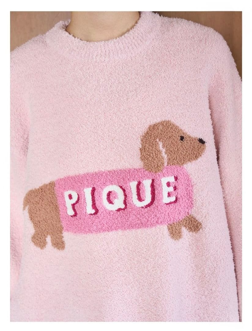 新品・未開封　ベビモコダックスフンドジャガードプルオーバー＆ロングパンツセット