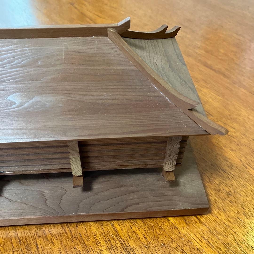 木製 日本の伝統的建築模型 大亮 正倉院