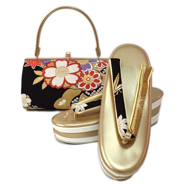 6565 LL バッグセット 正絹 西陣織 帯地 振袖用 25cm 新品