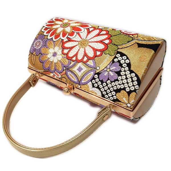 6565 LL バッグセット 正絹 西陣織 帯地 振袖用 25cm 新品