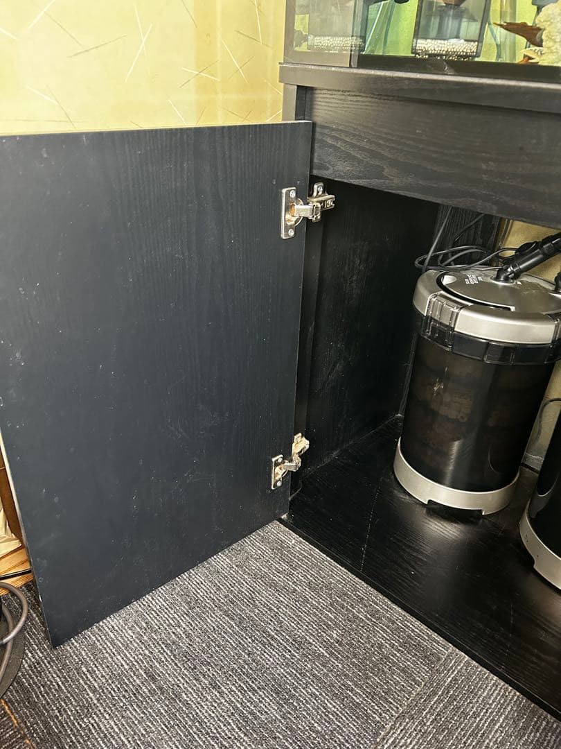 コトブキ　レグラスフラット　Ｆ−９００Ｌ　ブラックシリコン仕様　水槽台　セット