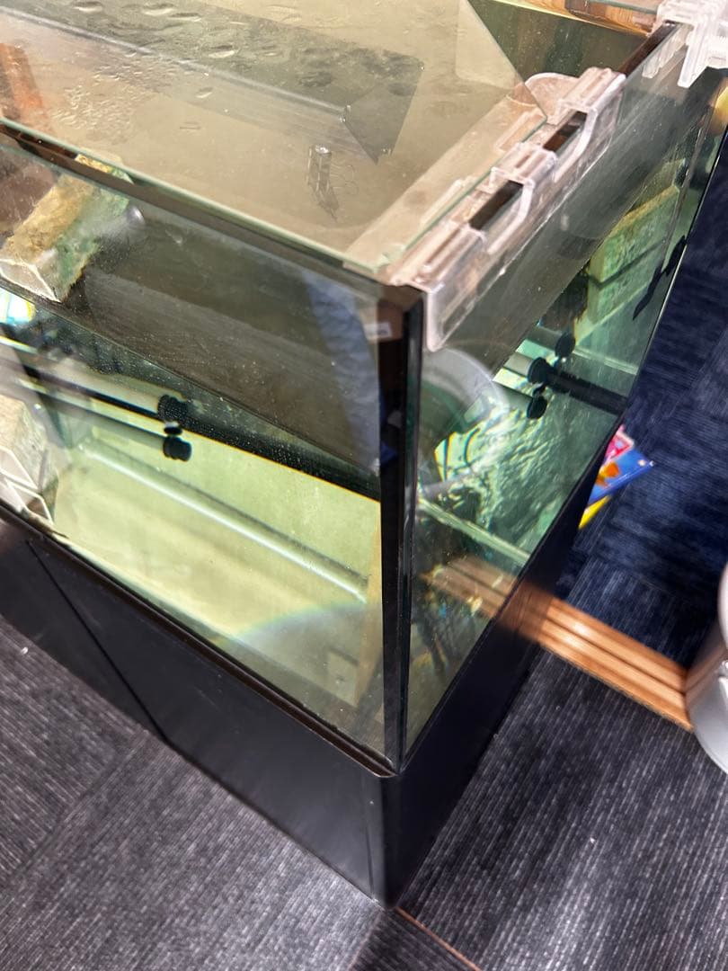 コトブキ　レグラスフラット　Ｆ−９００Ｌ　ブラックシリコン仕様　水槽台　セット