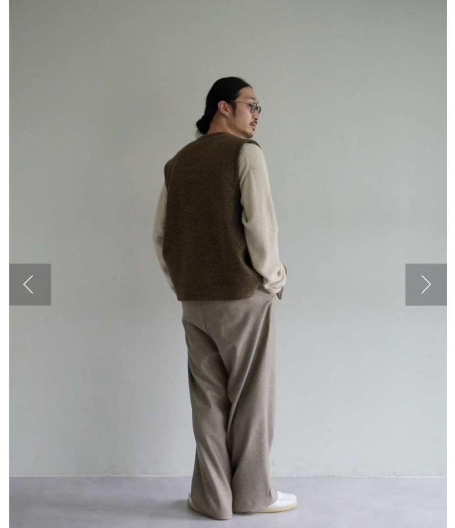 Phlannel ブラウンストライプ ベスト