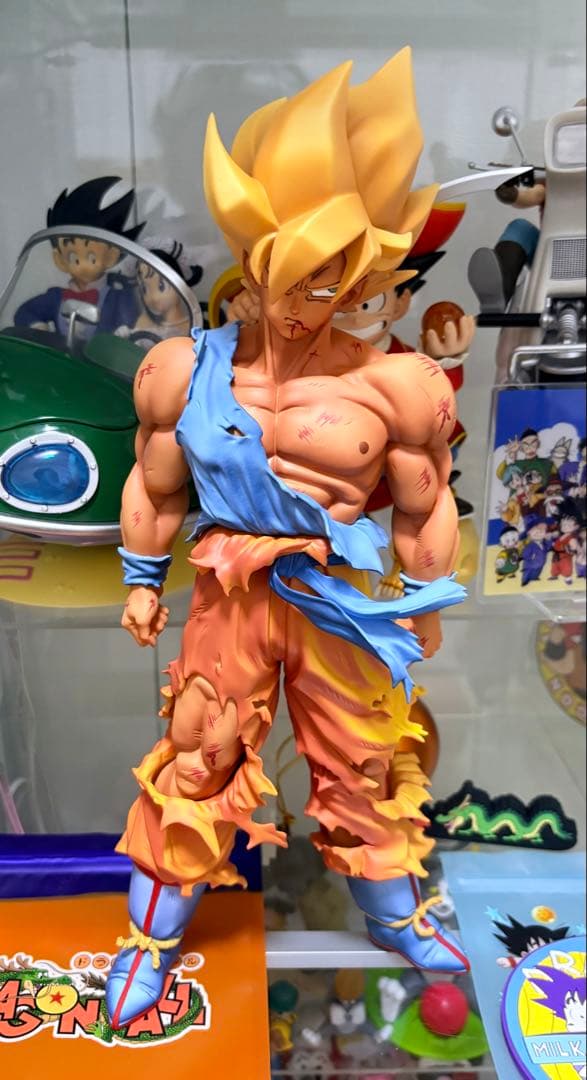 ドラゴンボールSMSP サイズ 伝説の超サイヤ人 孫悟空リペイント 二次元彩色2