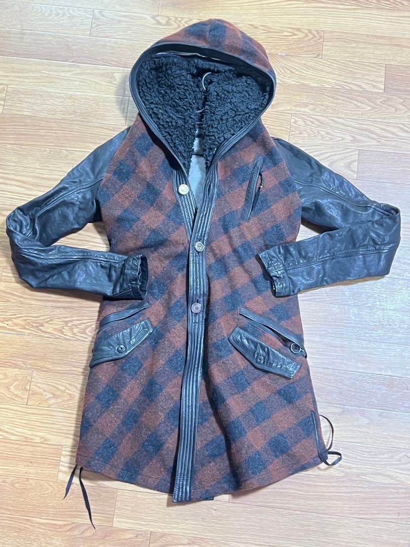 ※値下げ※KMRii/ケムリ　ロングコート　レッド