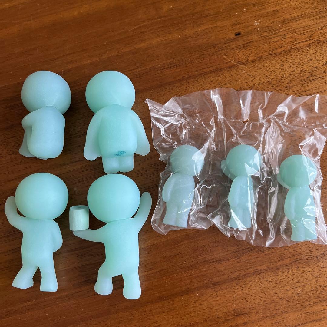 新品　SMISKI スミスキー トイレシリーズ 5種セット　蓄光　光るフィギュア