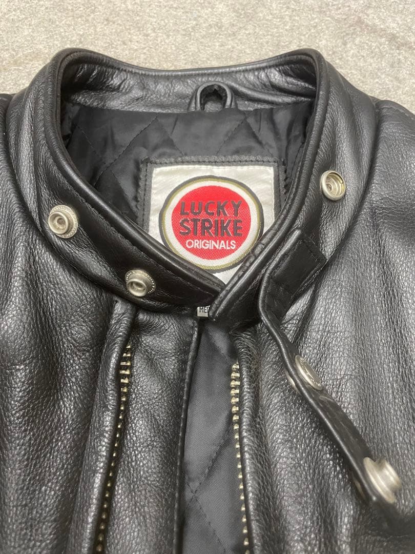 ラッキーストライク　LUCKY STRIKE ライダース　M バイカー