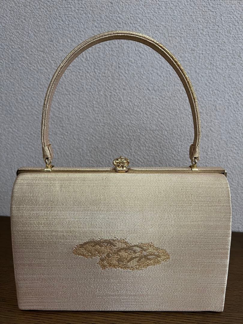 留め袖用バッグと草履、扇子セット　結婚式