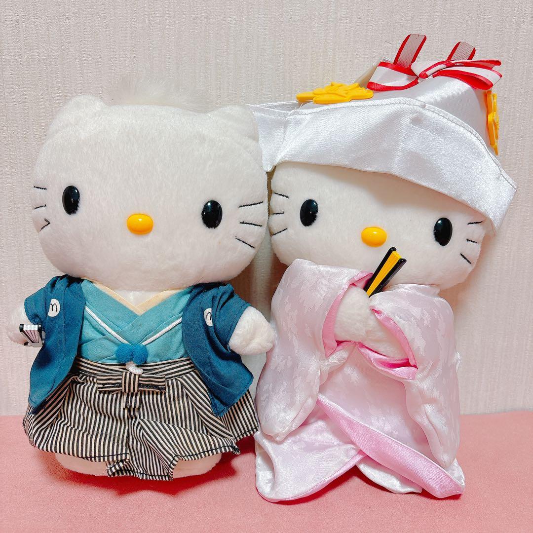 ⭐️希少品⭐️ハローキティ ダニエル 和装 ウェディング ぬいぐるみ サンリオ　着物