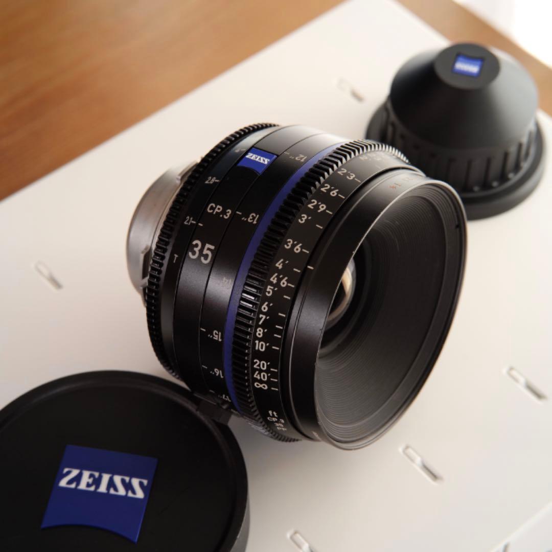 ZEISS CP.3 35mm T2.1 シネマレンズ　シネマカメラ