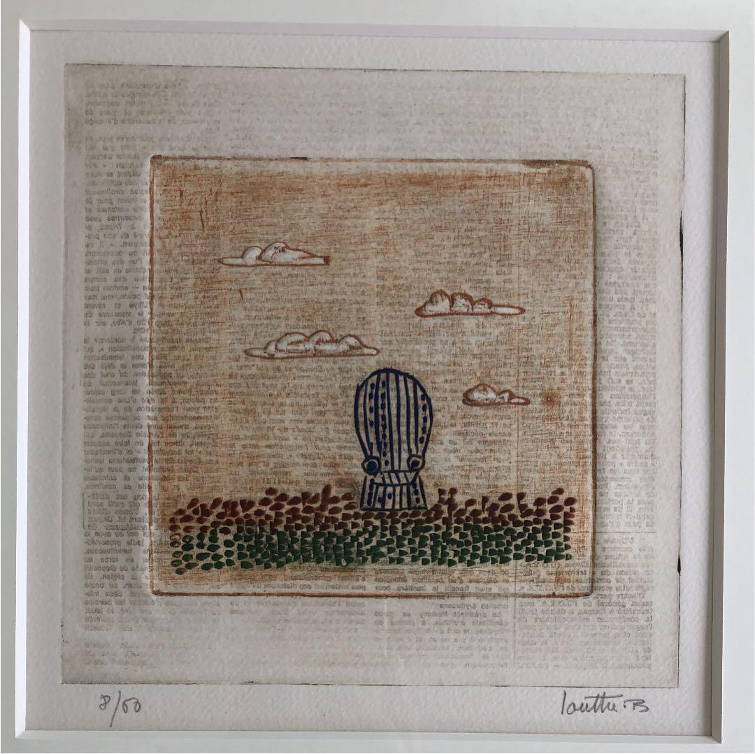 銅版画 ルートル•B  田舎の好きな人