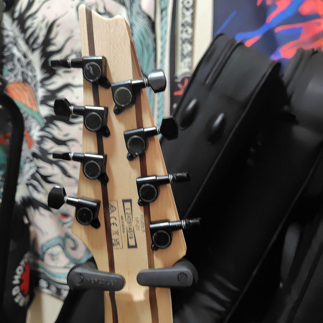 Ibanez8弦 エレキギター ブラック 24フレット