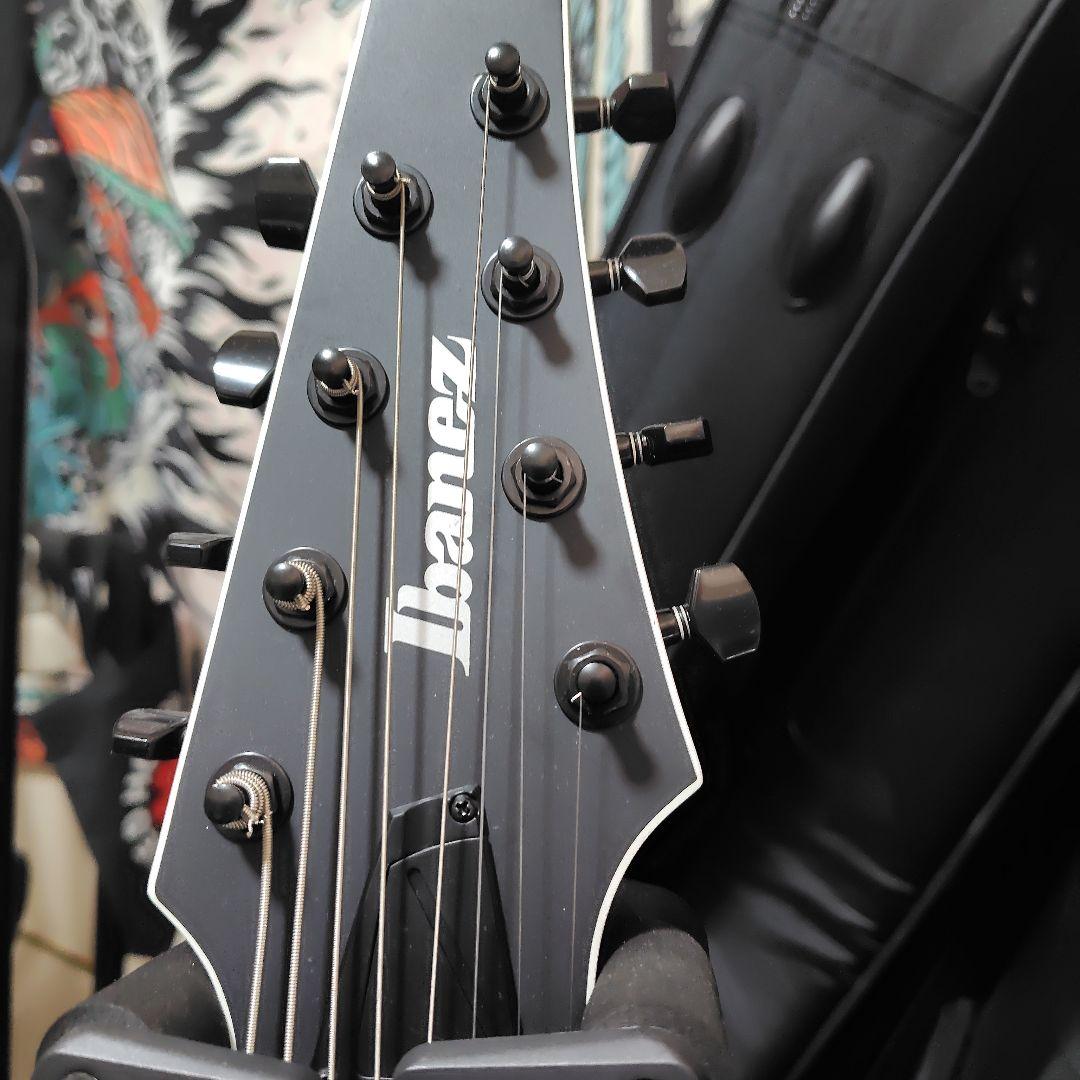 Ibanez8弦 エレキギター ブラック 24フレット