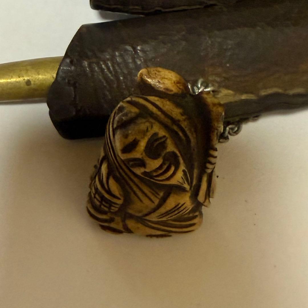 根付　 喫煙具　キセル　煙草入れ　アンティーク　送料込み