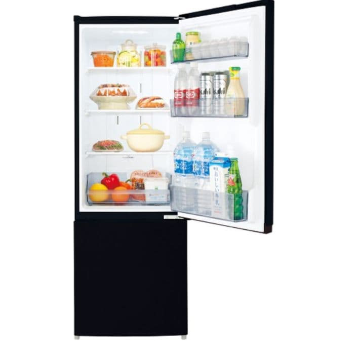 2023年製 TOSHIBA 170L 2ドア冷蔵庫 GR-U17BS ブラック