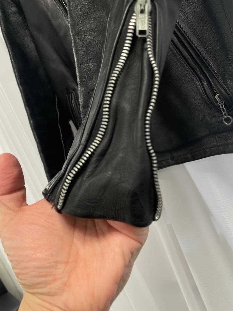 Schott641 シングルライダースジャケット 36 ボアライナー c07