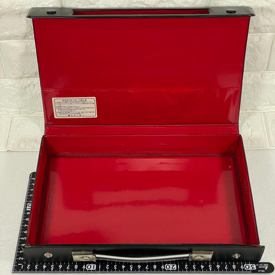 〈ミズノ丸一〉高級麻雀牌　槐（えんじゅ）背黄色　ユリア樹脂　シュリンク付き