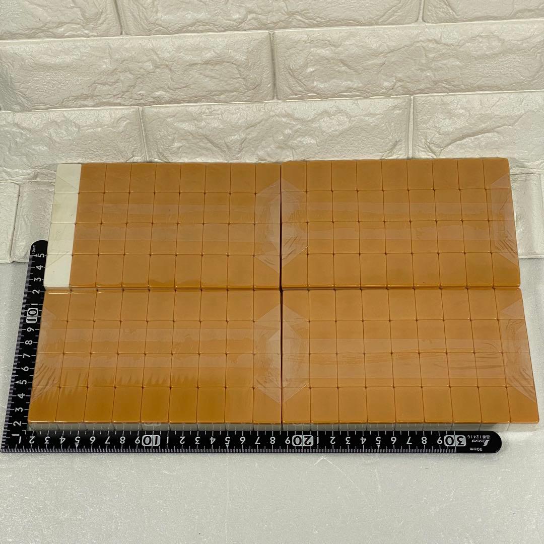 〈ミズノ丸一〉高級麻雀牌　槐（えんじゅ）背黄色　ユリア樹脂　シュリンク付き