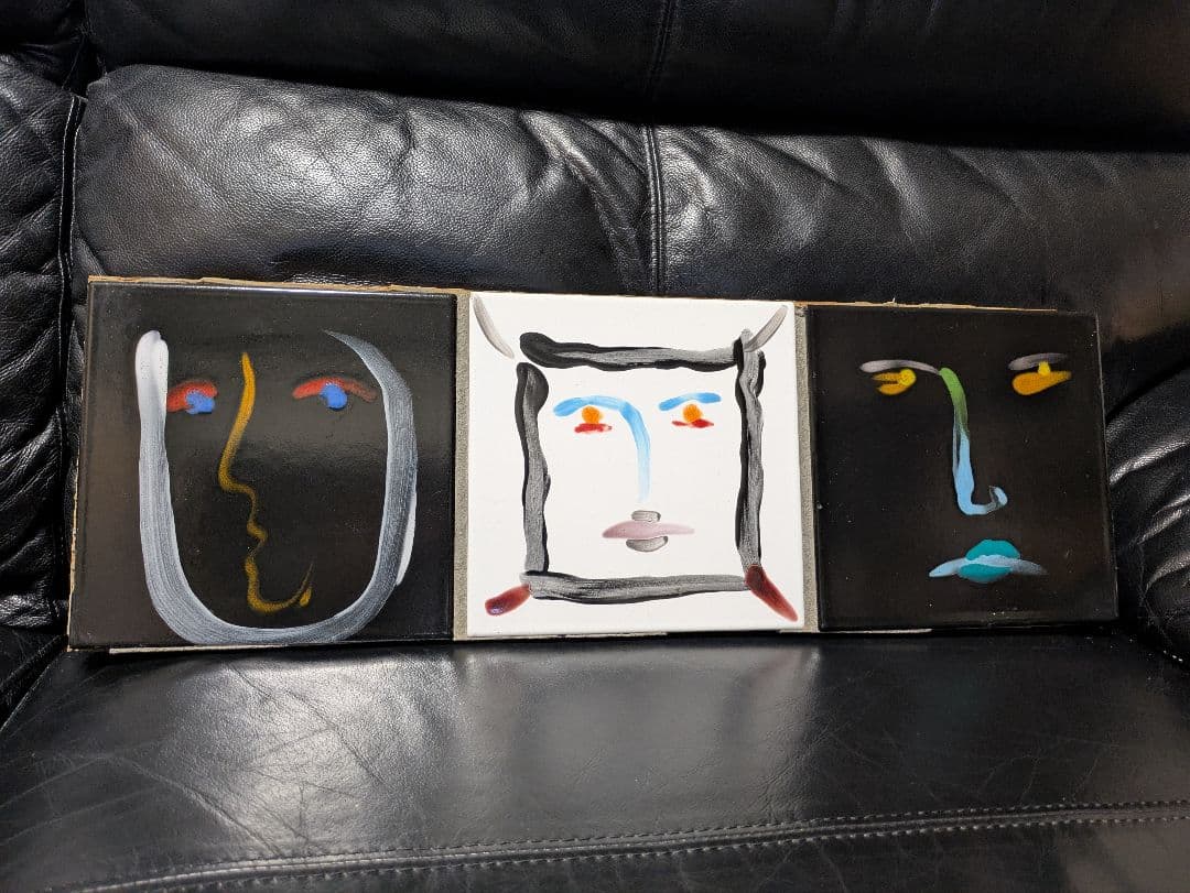 黒田征太郎作 タイル 絵 希少