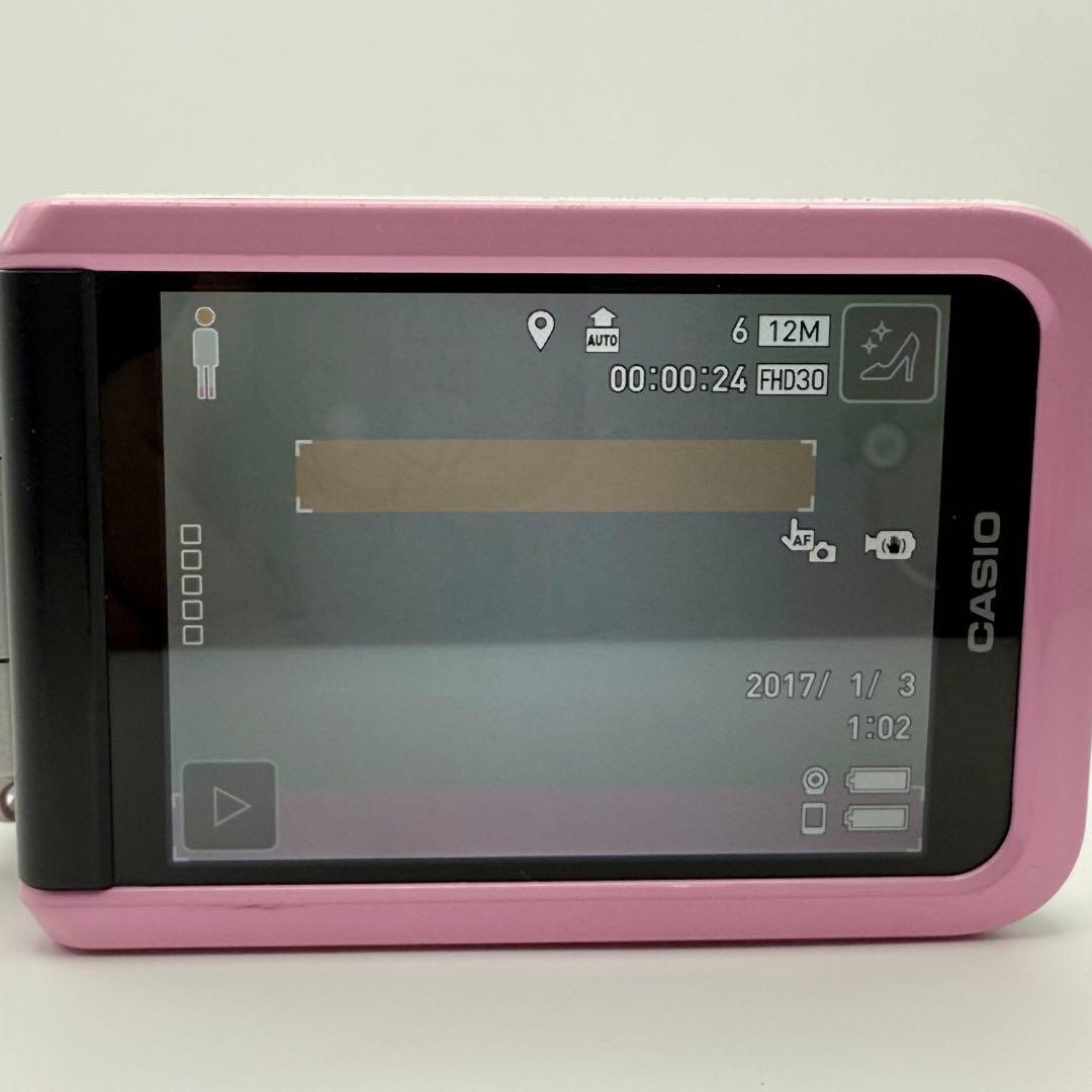 【箱付き】CASIO EXILIM EX-FR100L ピンク 分離型カメラ
