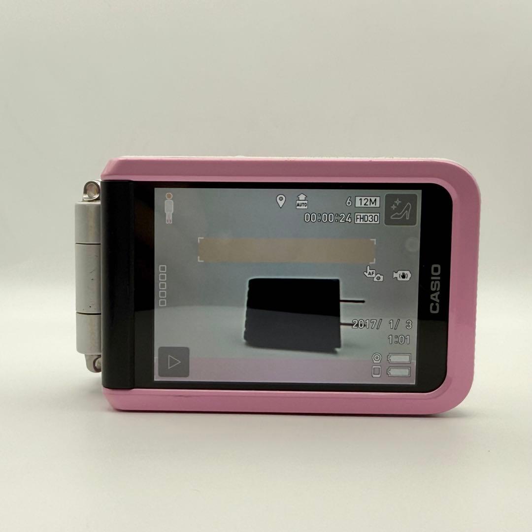 【箱付き】CASIO EXILIM EX-FR100L ピンク 分離型カメラ
