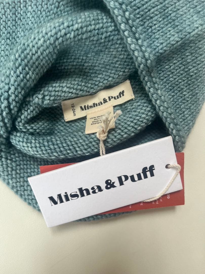 misha and puff pointy peak hat 新品　12-24m