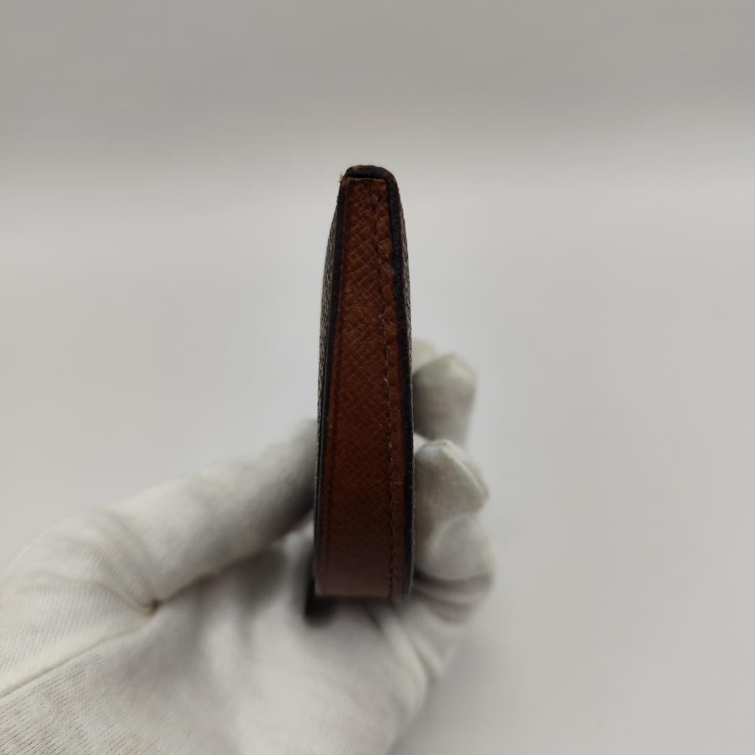 鑑定済美品 ルイヴィトンモノグラムポルトモネキュヴェットケースM61960