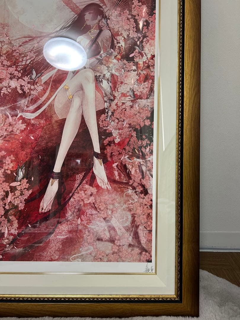 皐月恵　桃源郷　No1桁　版画　技法ジグレ