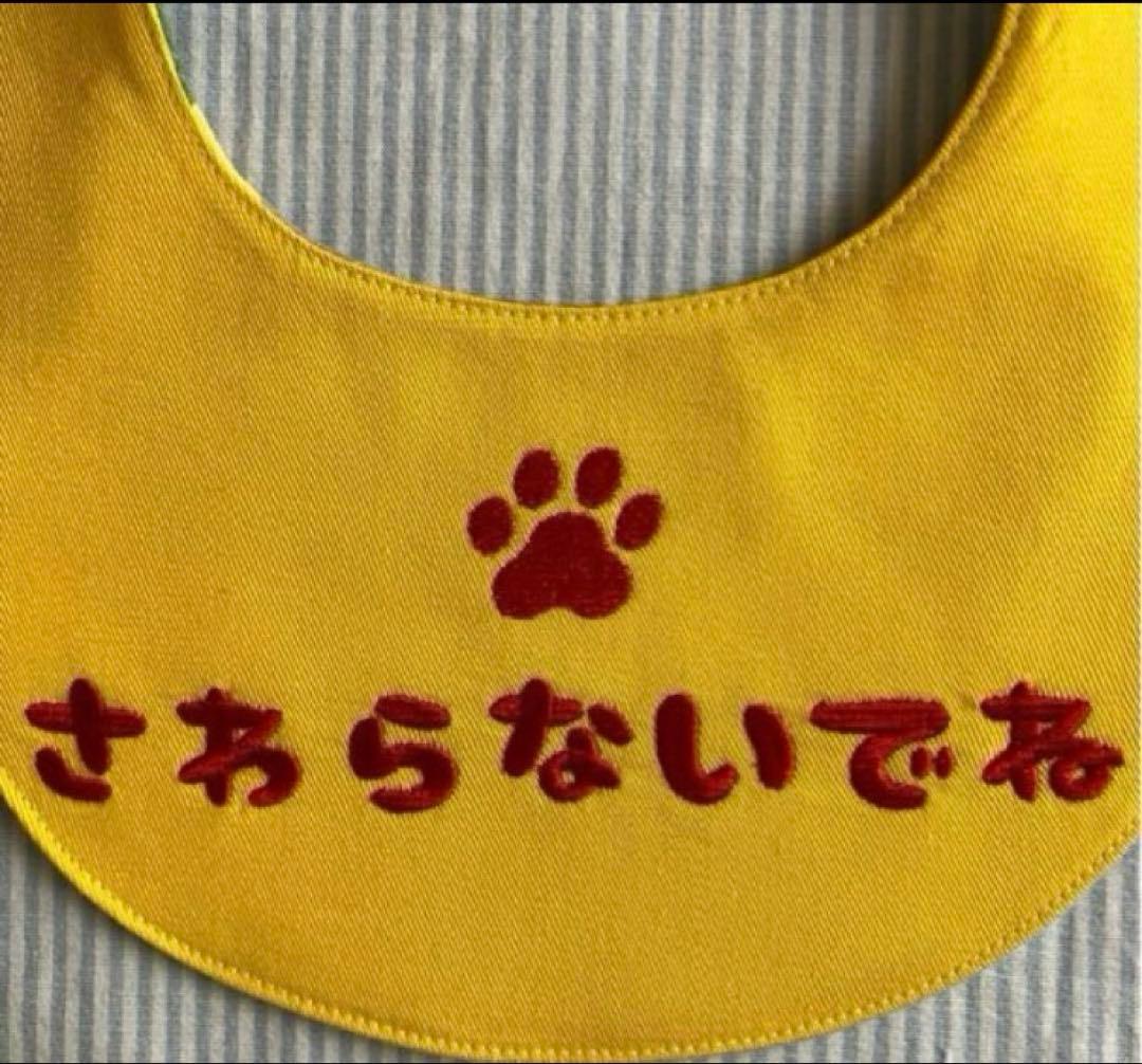 犬スタイ　イエローリボン　イエロードッグ　ご注文承ります