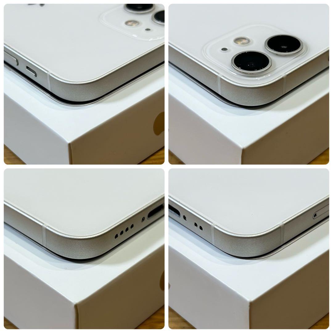 【美品】iPhone 12 mini 本体 128GB SIMフリー ホワイト