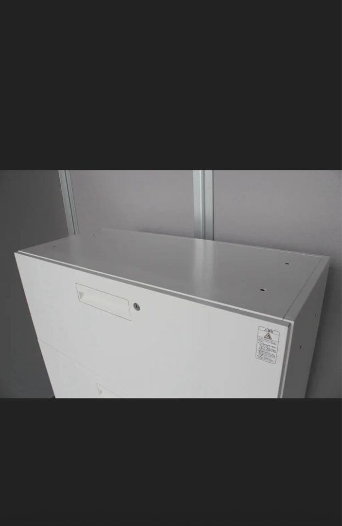 送料込み！コクヨ　エディア　3段ラテラル書庫　ホワイトキャビネット　オフィス収納