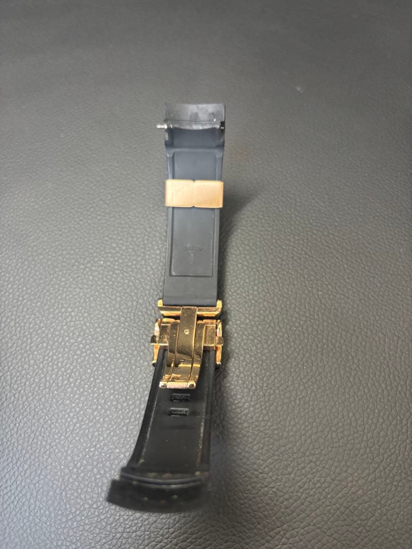 セイコーアストロン ラバーベルト ゴールドDバックル　SBXB055