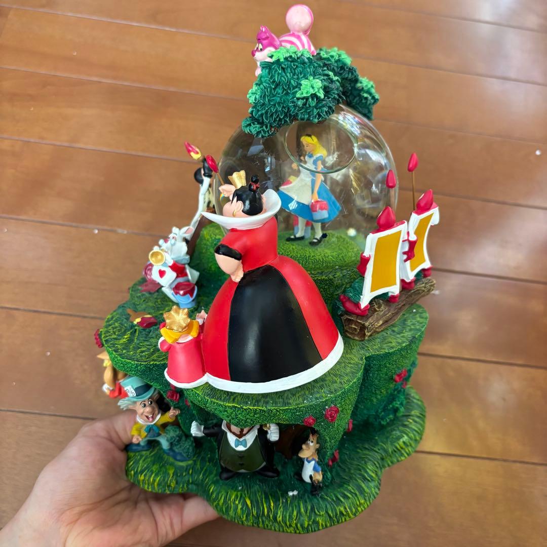★希少【新品未開封】不思議の国のアリス オルゴール付き スノーグローブ