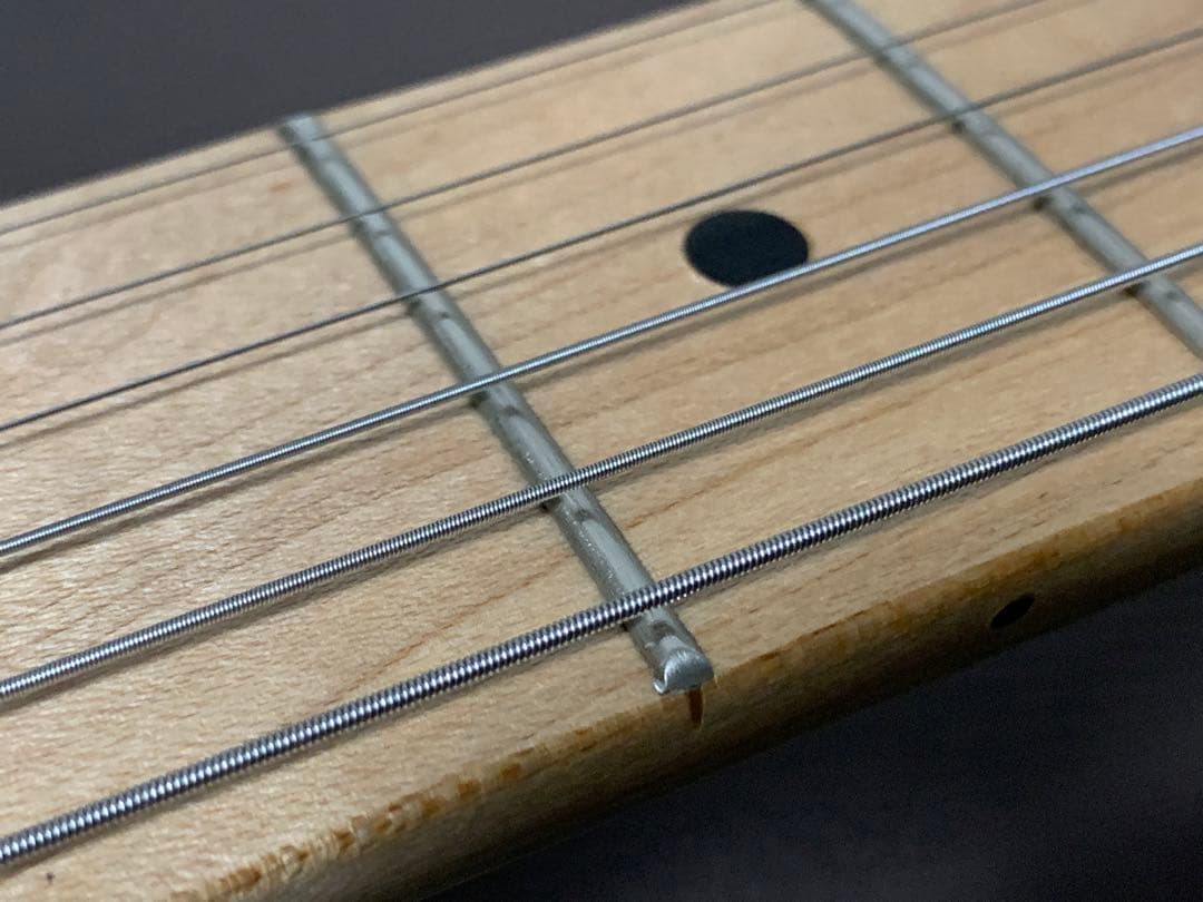 メーカー不明 ストラトキャスター メイプル指板 st 黒 ブラック ストラト