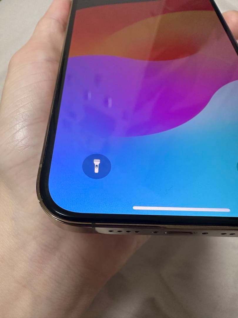 美品 Apple iPhone 13 ProMax ゴールド　本体256G