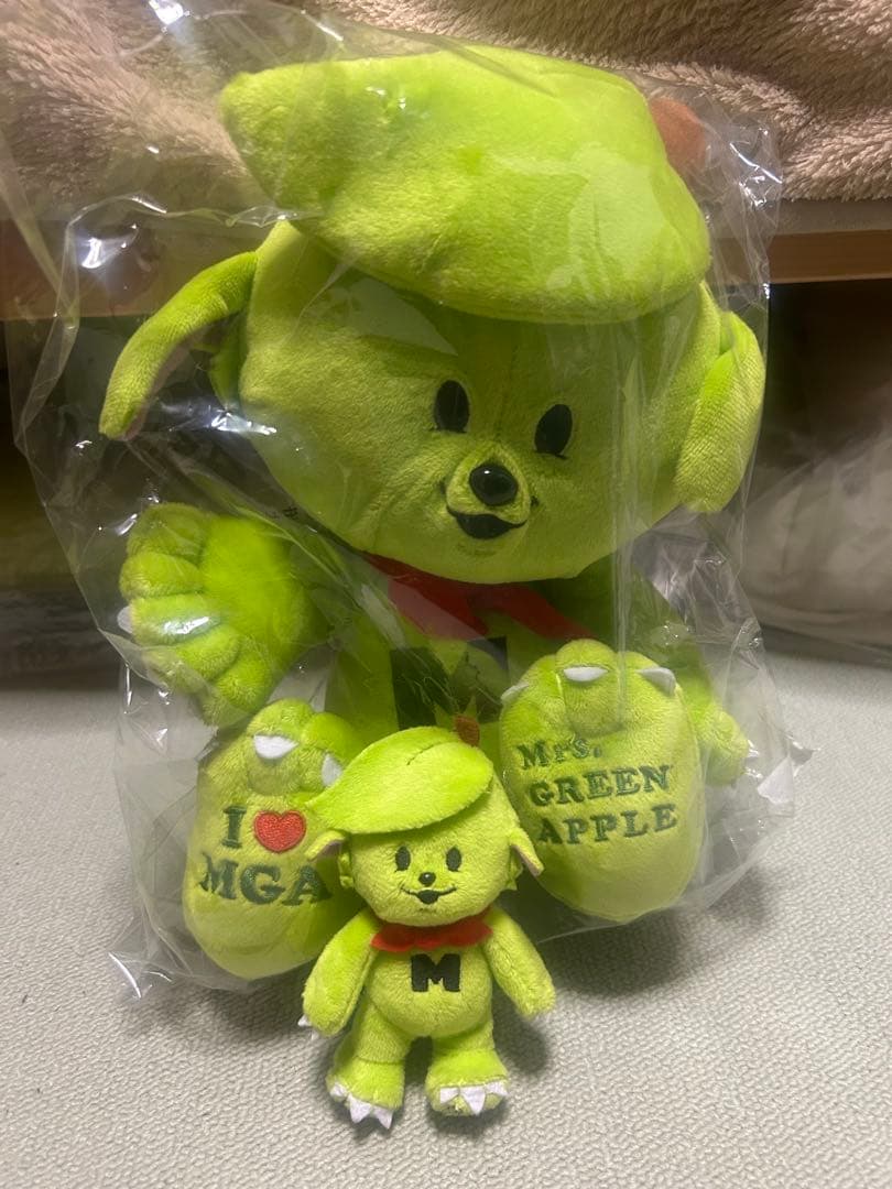 ミセスグリーンアップル メメル ぬいぐるみ＆キーホルダー 2点セット